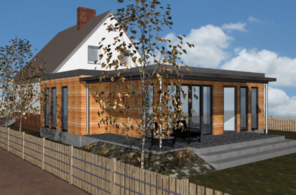 3D Gartenansicht